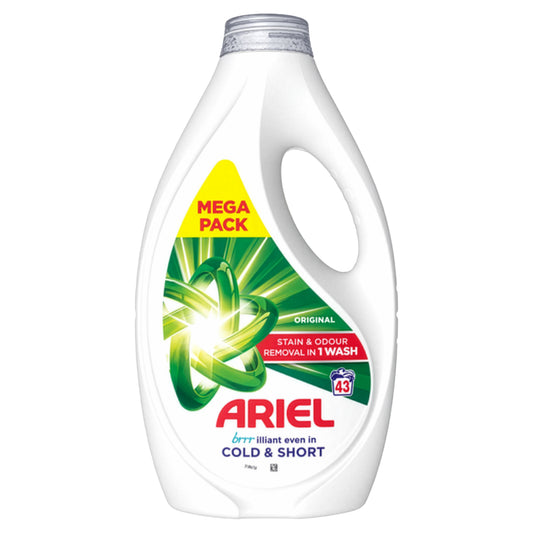 ARIEL Original Liquid Laundry Detergent 43 Washes