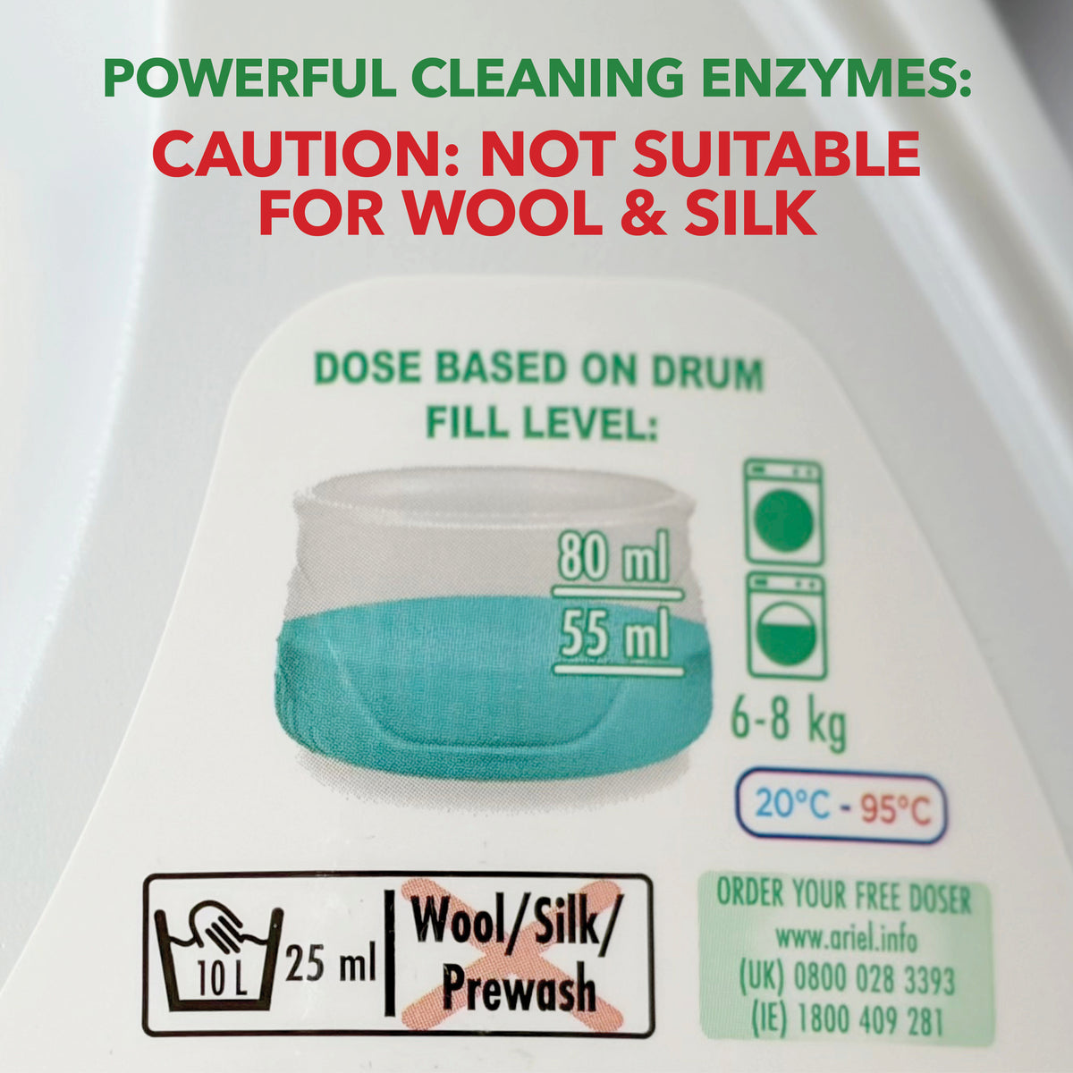 ARIEL Original Liquid Laundry Detergent 43 Washes